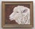 Ram Sheep Portrait English Traditiona Realism Imoressionism Antique White Sienna Green Original Oil Painting Cleo Plowden For Sale - Image 6 of 9