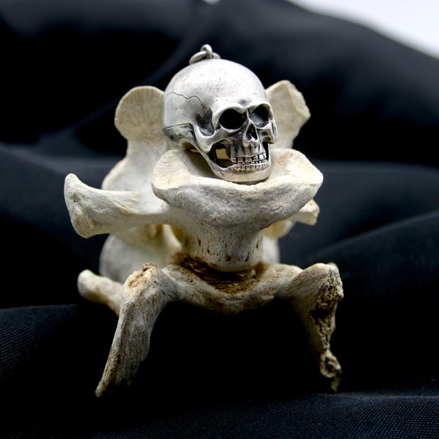 Paul Ditisheim Silver Hamlet Skull Pocket Watch Circa 1915 For Sale - Image 11 of 13