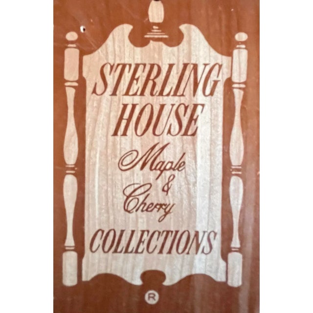 Sterling House Solid Cherry Long Dresser and Mirror Chairish
