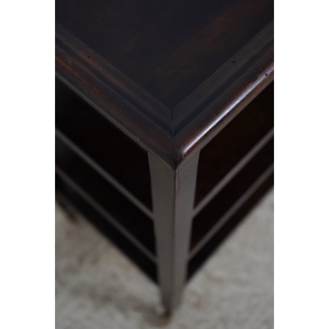 Baker Milling Road Italian Distressed Finish Tiered End Table For Sale In Philadelphia - Image 6 of 13