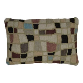 Aubusson Pink & Gray Throw Pillow For Sale