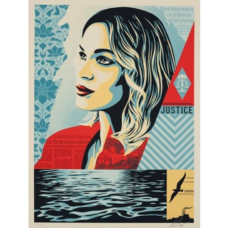 Shepard Fairey, Environment Justice, Silkscreen Print For Sale