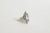 Vintage Art Deco Sterling Silver Blue Topaz and Marquisette Ring, Size 8 For Sale - Image 4 of 7