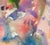Pink & Purple Abstract Watercolor on Paper, Signed, 1980s, Unframed by Les Anderson For Sale - Image 4 of 5