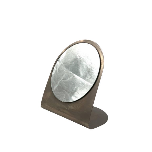 Mid-Century Modern French Table Mirror, 1970s For Sale - Image 9 of 15