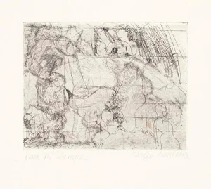 Homage to Paul Klee - Original Etching by Sergio Barletta - 1960 1960