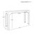 Wood Matthew Izzo Home Evelyn Emerald Green Burl Wood Console Table For Sale - Image 7 of 7