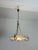 Metal Murano Glass and Brass Chandelier in the style of P. Chiesa for Fontana Arte, 1960s For Sale - Image 7 of 18