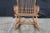 Antique Early 20th Century Windsor Style Oak Colonial Rocking Chair Rocker For Sale - Image 6 of 12