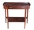 Mersman English Regency Style Mahogany Console table, circa 1960s. Features a Demilune top over a frieze drawer with...