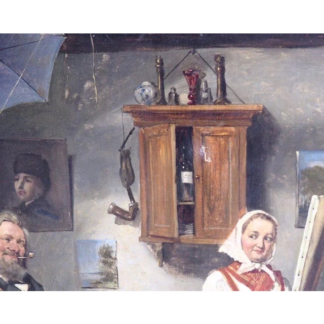 Antique Painting by Waldemar Knut Gustaf Tode For Sale - Image 4 of 12