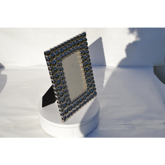 1990s Bubble Mirror Picture Frame For Sale - Image 10 of 10