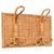 Mid-Century Modern French Riviera Rattan and Wicker Coat Rack, Italy, 1960s For Sale - Image 12 of 12
