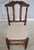 Vintage Parquetry French Provincial Oak Dining Table & 6 Chairs For Sale - Image 11 of 18