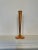 This 1960's petite slender, sleek and modern copper plated vase would perfect on slim mantel, small table or shelf filled...