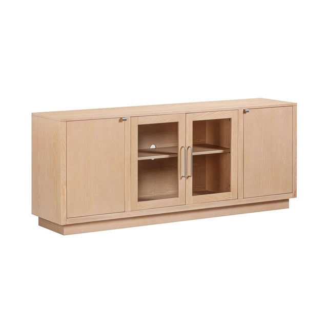 Boho Chic Marlow Natural Wood Console For Sale - Image 3 of 9