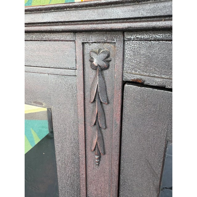 Antique Federal Display Cabinet For Sale - Image 4 of 12