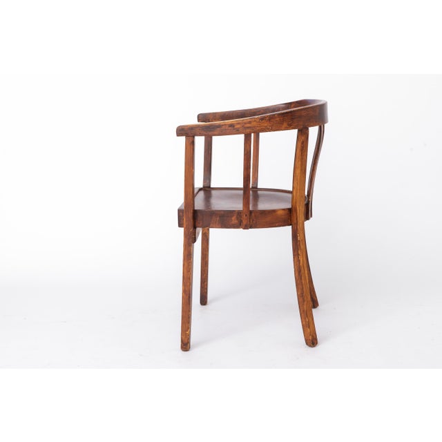 Mid-Century Armchair in Beech, Germany, 1950s For Sale - Image 4 of 9