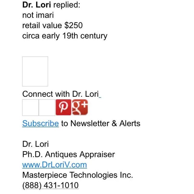 Early 19th Century Early 19th Century / 1800s Vintage Cobalt and Gold Hand Painted Vase - Appraised to $250 For Sale - Image 5 of 5