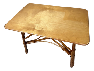 Vintage Rattan Table, 1970s