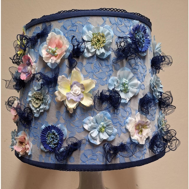 Textile Vintage French Table Lamp by Ternet, 1970s For Sale - Image 7 of 11