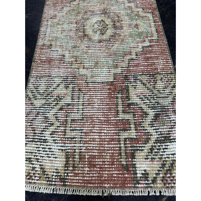 Contemporary Turkish Yastik Rug 1'4" x 2'10" For Sale - Image 3 of 6