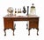 Chippendale Desk Writing Table Pedestal, 1890s For Sale - Image 3 of 12