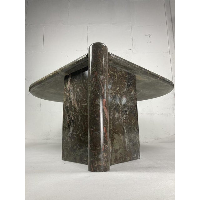 Absolutely stunning marble coffee table, somewhat in the style of Angelo Mangiarotti and the teardrop shape which is often...