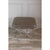 Silver Delano Nickel Roxanne Lucite X-Bench For Sale - Image 8 of 10