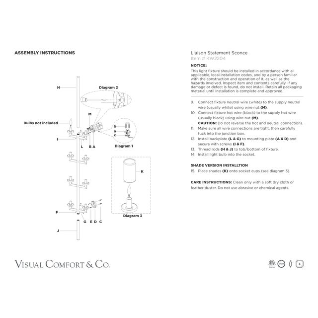 Visual Comfort Kelly Wearstler for Visual Comfort Signature Liaison Statement Sconce in Polished Nickel For Sale - Image 4 of 4