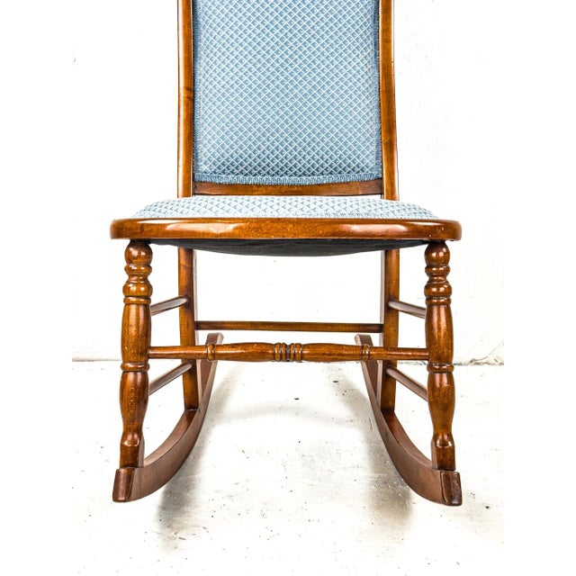 Early 20th Century Victorian Style Rocking Chair For Sale - Image 10 of 13