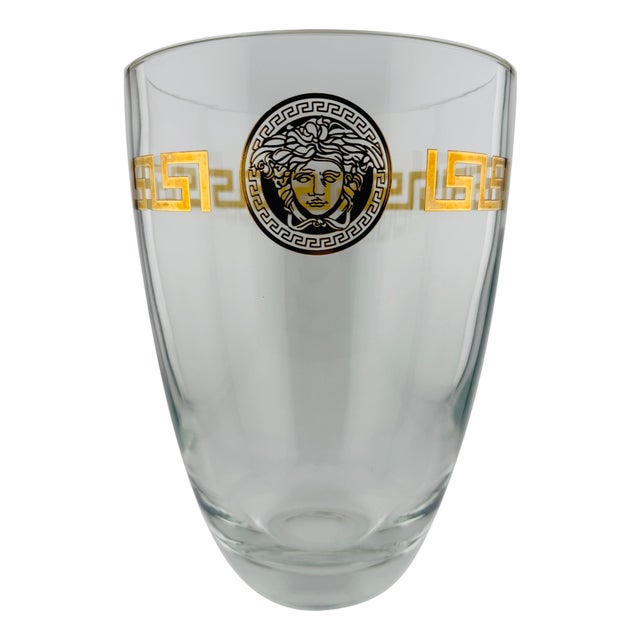 Medusa Crystal Vase by Versace for Rosenthal For Sale