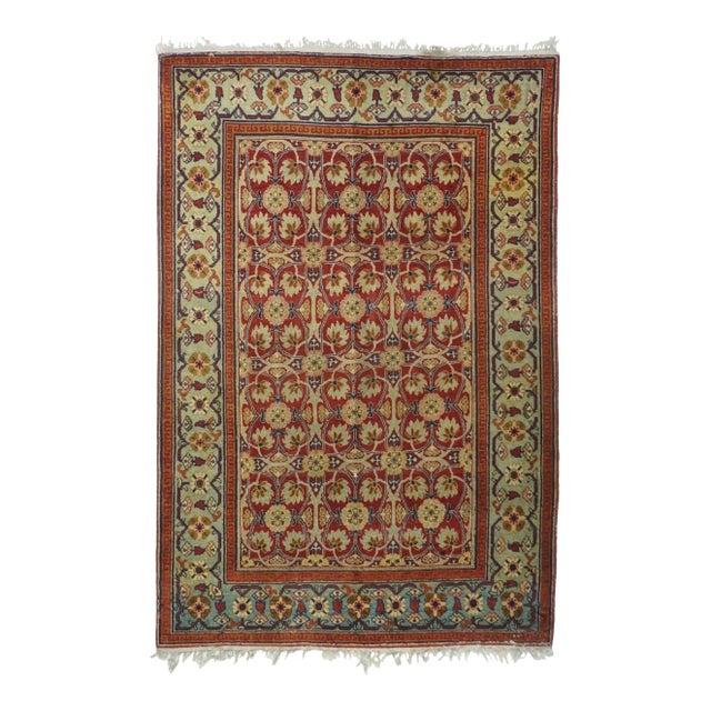 Antique Haji Jalili Tabriz Rug 3'7'' x 5'3'' For Sale