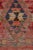 1950s Vintage Moroccan Rug in Red With Geometric Patterns, From Rug & Kilim For Sale - Image 5 of 7
