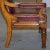 English Estate Oxblood Leather Throne Armchair, 1840s For Sale - Image 13 of 18