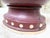 Antique Chinese Wine Red Lacquer Wood Vase With Bone and Jade Accents. For Sale - Image 10 of 12
