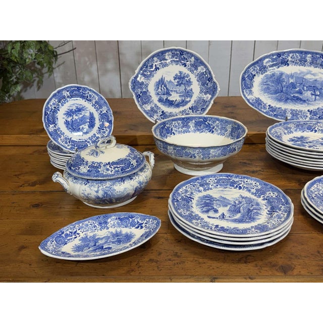 Burgenland Decor Dinner Service by Villeroy & Boch, 1950s, Set of 32 For Sale - Image 12 of 14