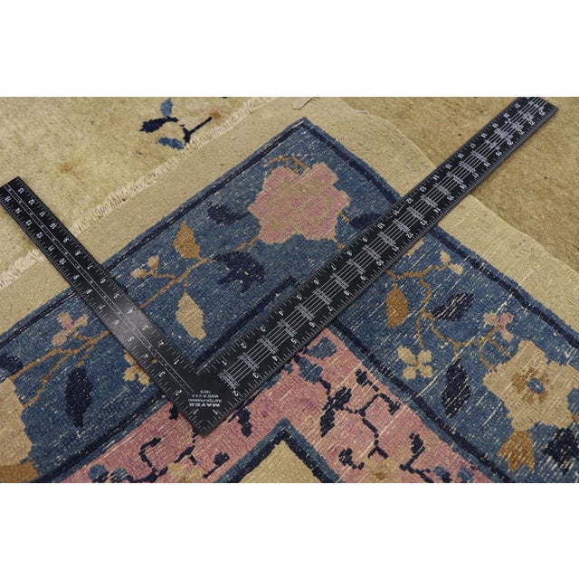 Early 20th Century Antique Chinese Peking Rug - 08'03 X 09'08 For Sale - Image 5 of 9