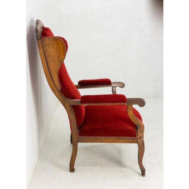French Louis Philippe Armchair, 1800s For Sale - Image 3 of 10