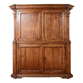 Antique Sacristy Wardrobe, 1500s For Sale