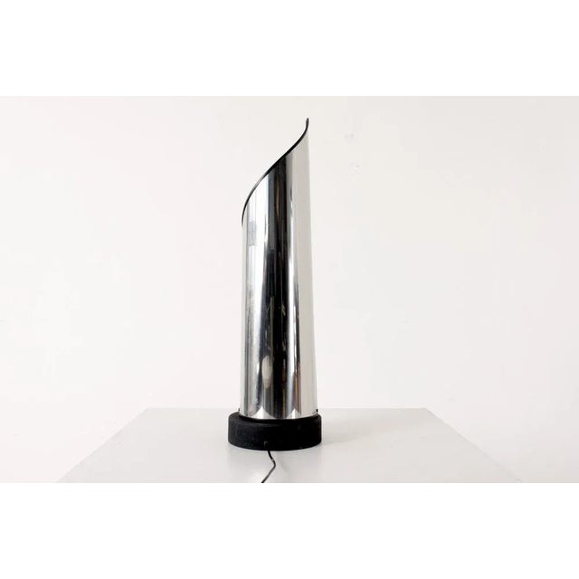 1970s Italian Stainless Steel Table Lamp from Stilnovo, 1970s For Sale - Image 5 of 10