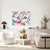Los Angeles artist Amber Goldhammer paints dramatic abstract compositions in acrylic on canvas featuring energetic...