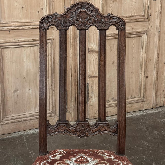 Set of 12 Antique Country French Regence Style Dining Chairs Includes 2 Armchairs For Sale - Image 14 of 18