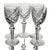 Victorian Late 20th Century Waterford Powerscourt Crystal Wine Glasses - Set of Five For Sale - Image 3 of 14