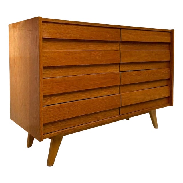 Mid-Century U-453 Chest of Drawers from Jiří Jiroutek, Czechoslovakia, 1960s For Sale