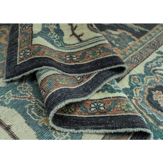 Turkish Oushak Antique Look Rug 8'4" x 10'9" #20060 For Sale In Houston - Image 6 of 8