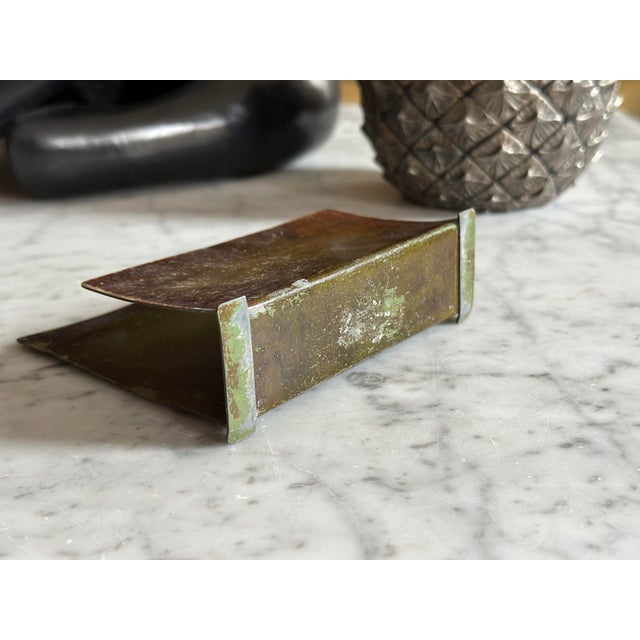 Hand-Painted Metal Napkin Holder, Germany, 1900s For Sale - Image 9 of 13