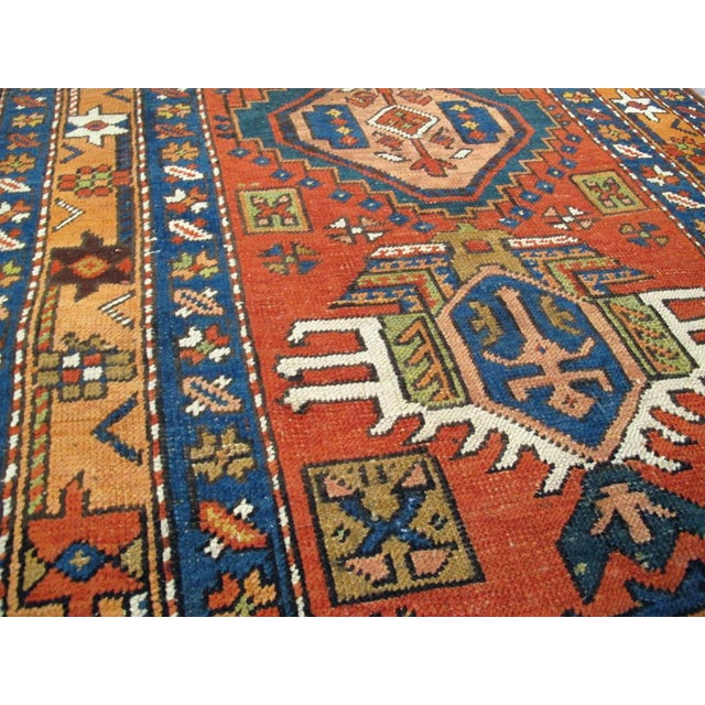 Early 20th Century Galerie Shabab Collection Early 20th Century Persian Heriz Long Runner For Sale - Image 5 of 9