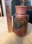 Roseville Laurel Art Pottery Persimmon Color Vase #667- 6 Ca. 1934 For Sale - Image 6 of 7
