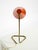 Red Large Mid-Century Modern Brass Table Lamp with Brick-Red Shade, 1950s For Sale - Image 8 of 18